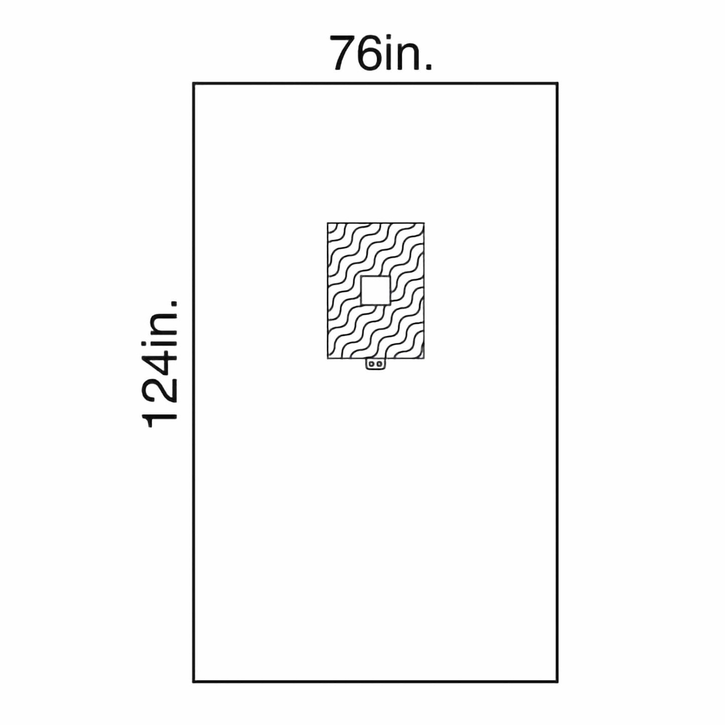 DRAPE, SURG FENSTD 76"X124"