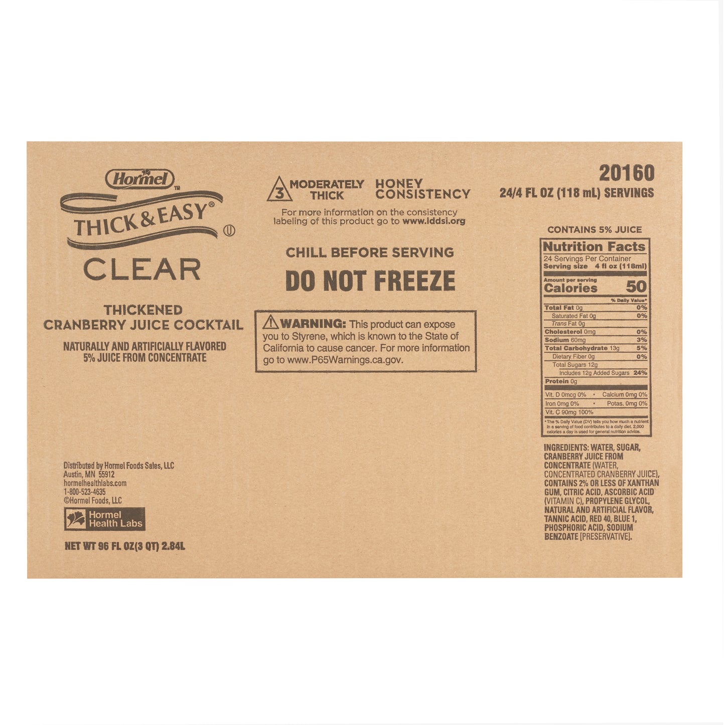 THICK & EASY, JUICE THICKENEDCRNBRY HONEY 4OZ