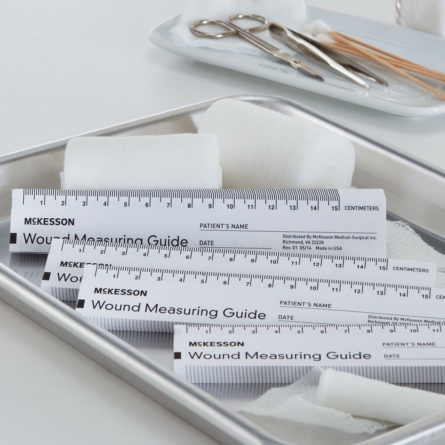 RULER, WOUND MEASURING PAPER 6"