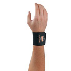 WRIST WRAP, ELAS PROFLEX 400 UNIV BLK ERGDYN
