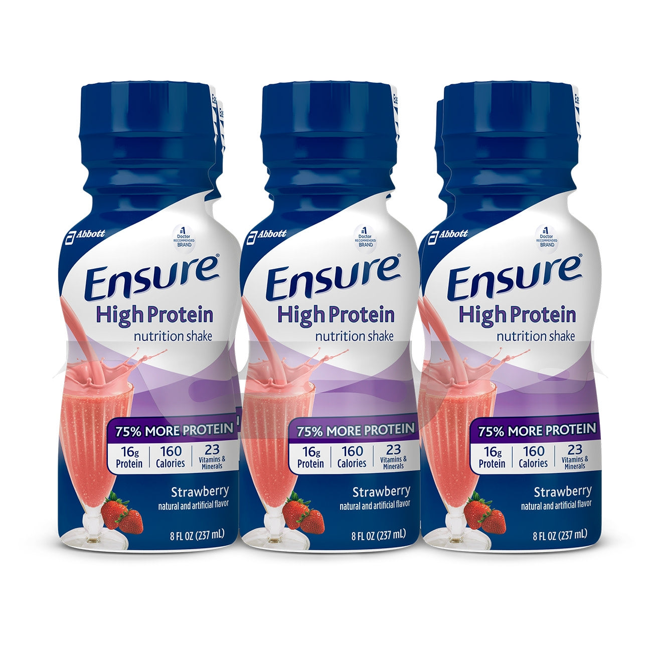 ENSURE, HIGH PROTEIN NUTRITIONSTRAWBERRY 8OZ