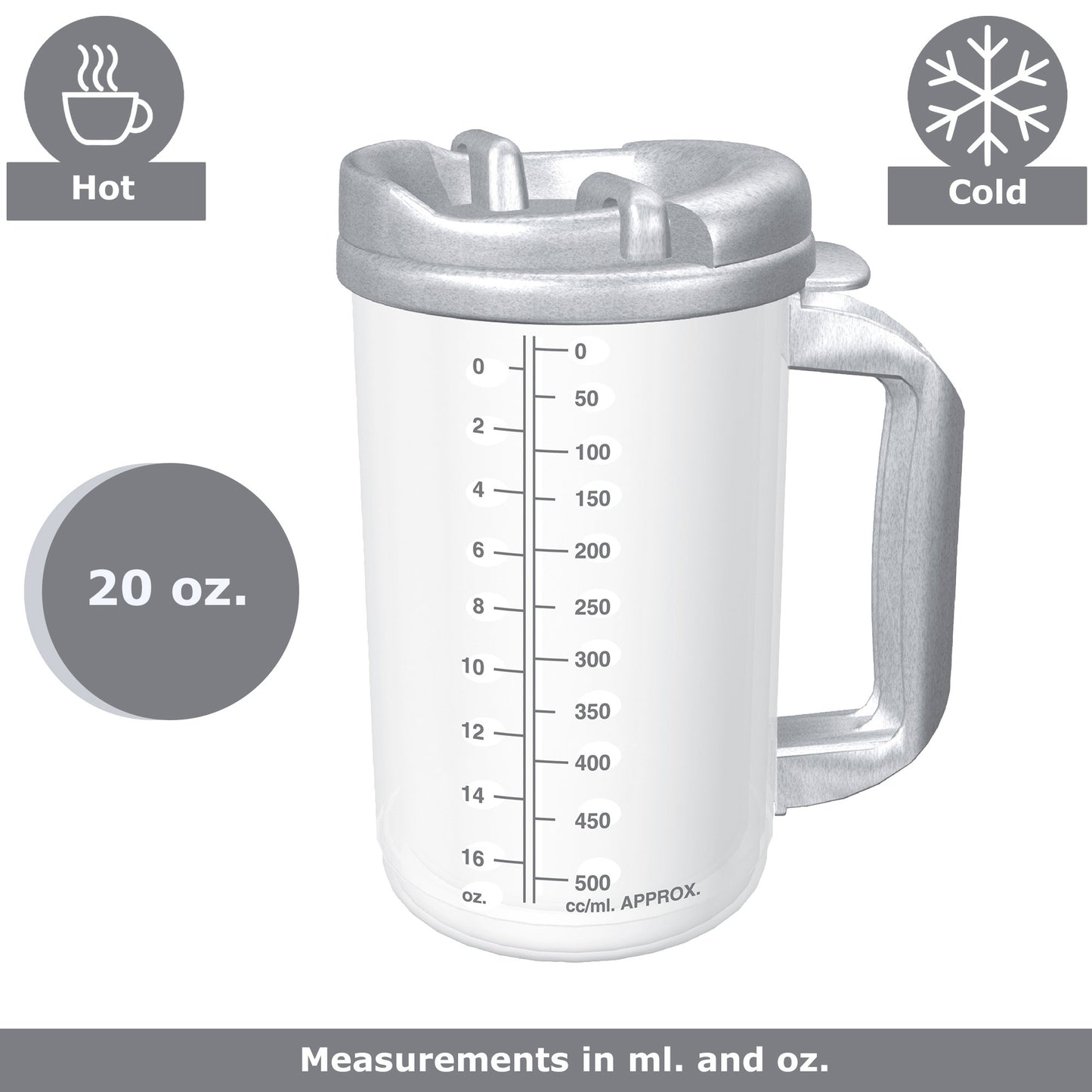MUG, THERMAL 20OZ NO IMPRINT