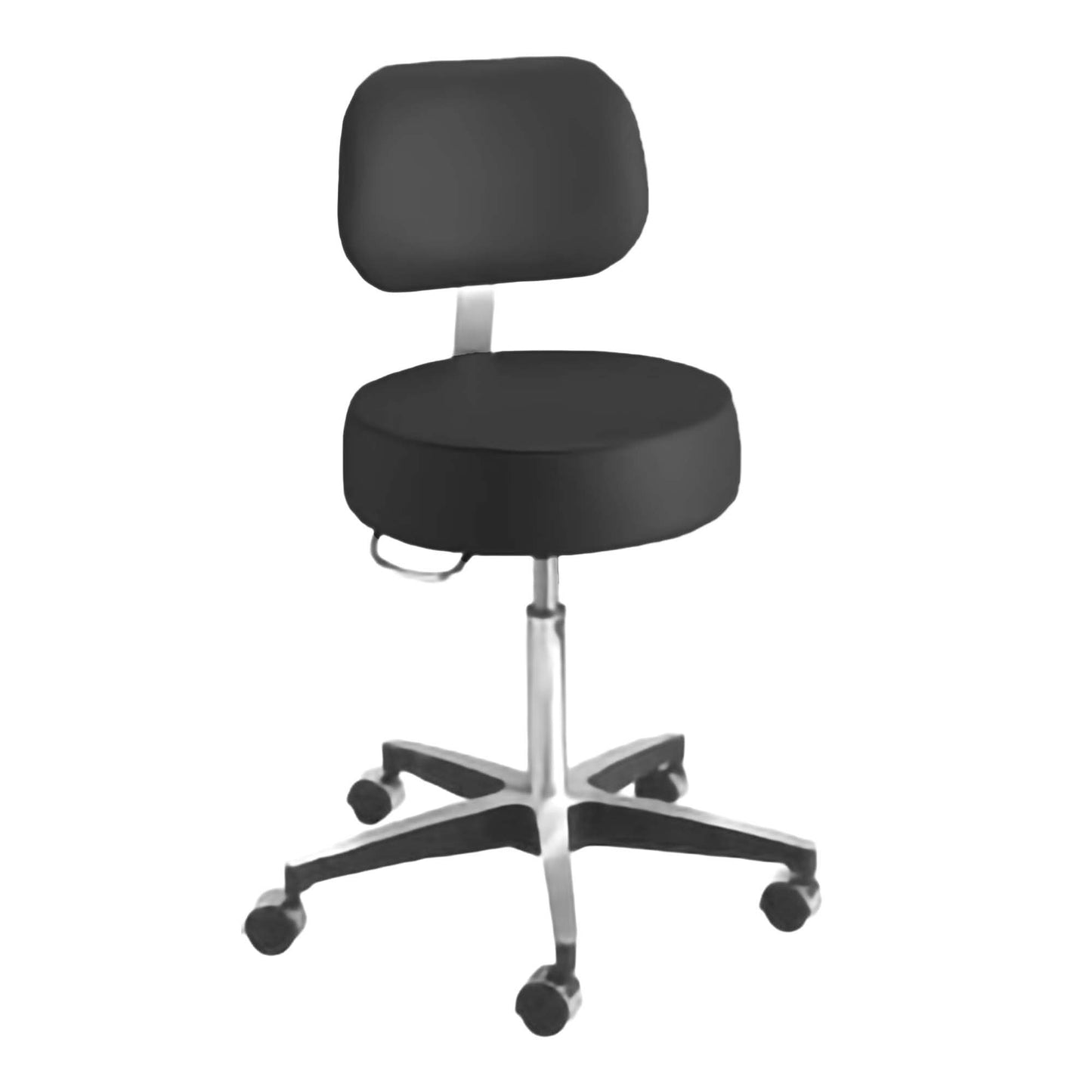 STOOL, EXAM PNEU 5LEG BCK BLKMGM81