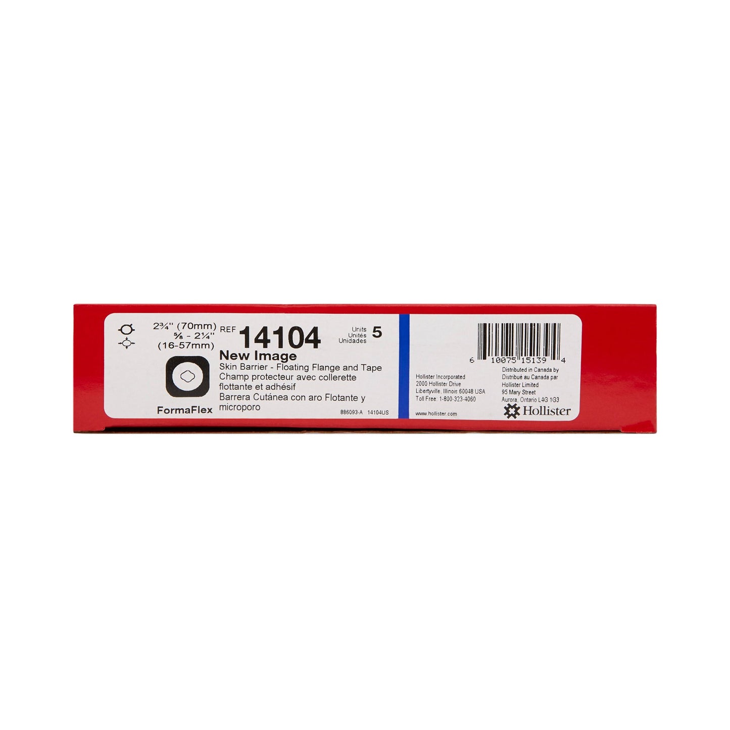 BARRIER, SKIN SHAPE-TO-FIT W/TAPE 2 1/4"