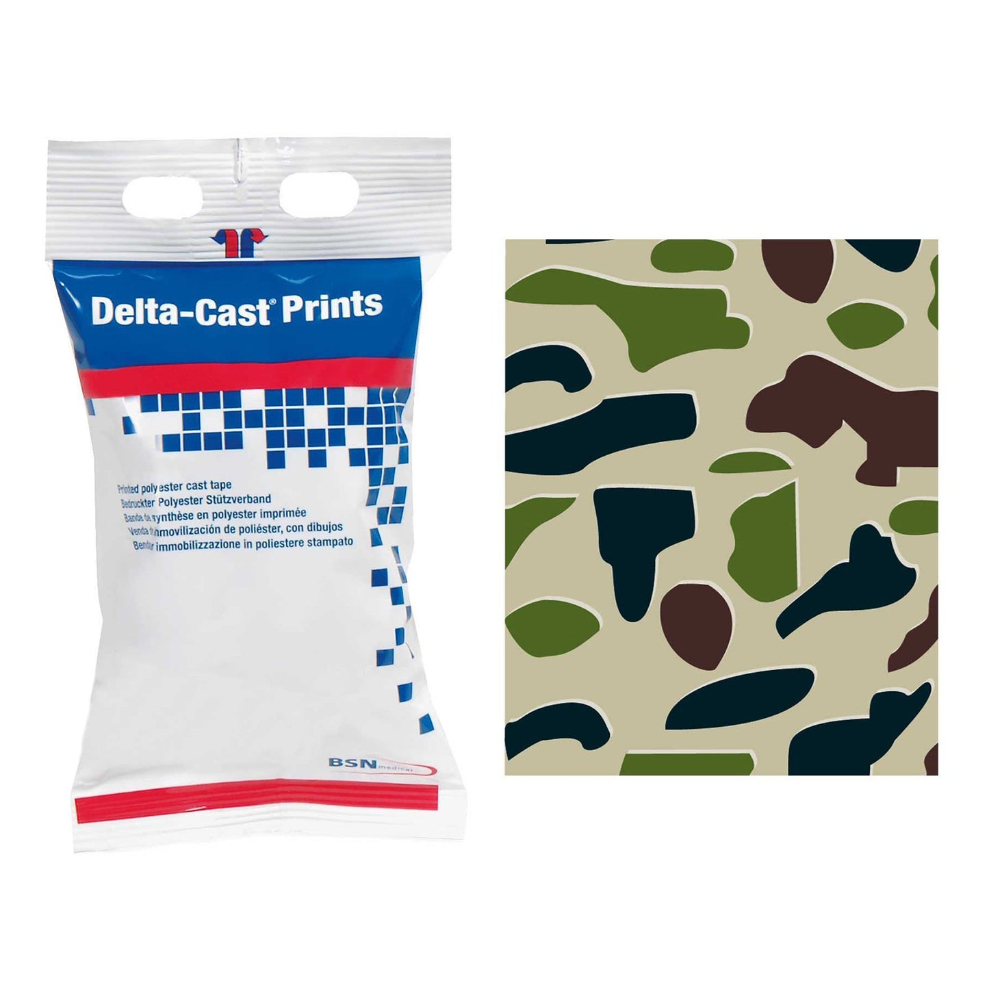 TAPE, CAST DELTA CAMOUFLAGE 3"X4YDS