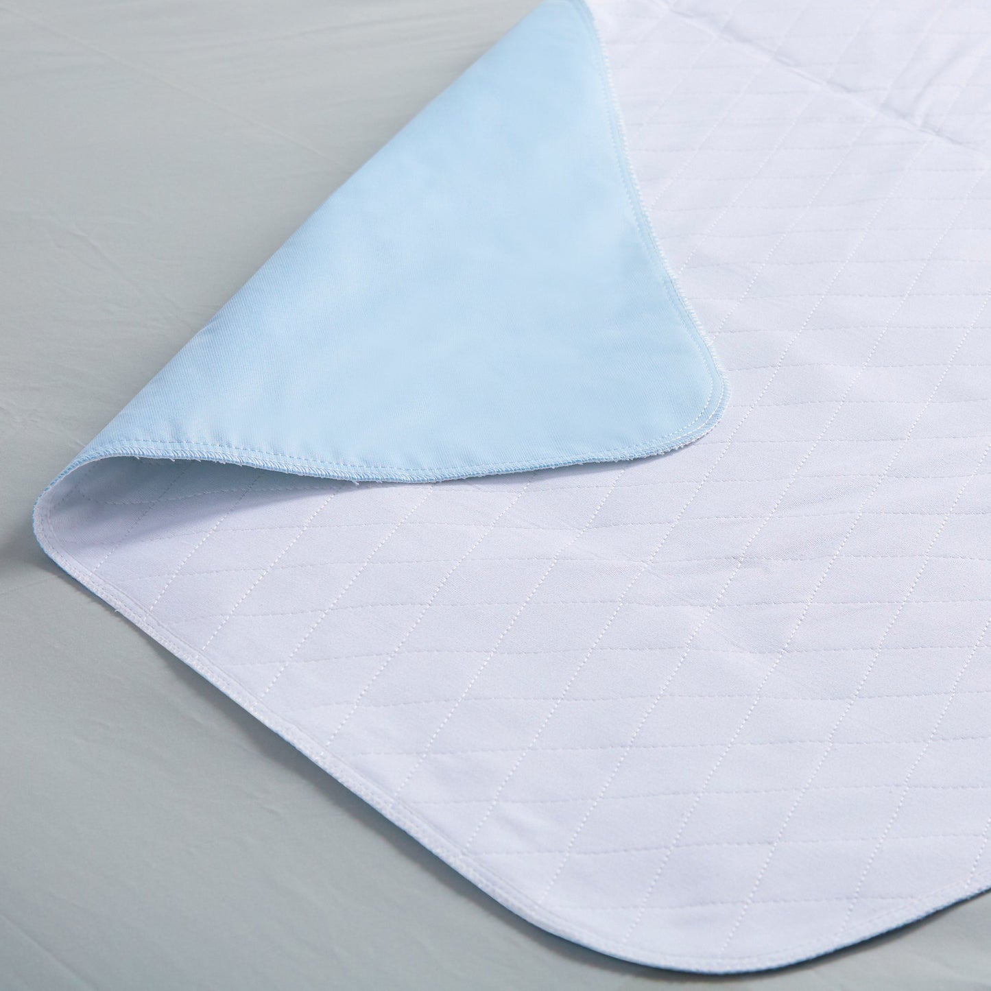 UNDERPAD, BED WATERPRF PVC BCKBLU/WHT 36"X54"
