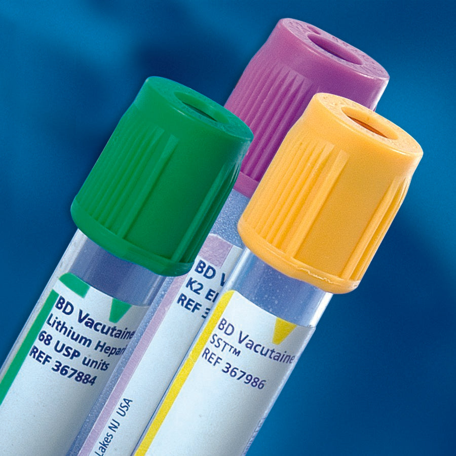 TUBE, BLD COL LIHEP GRN 6ML PLAS VACUTAINER