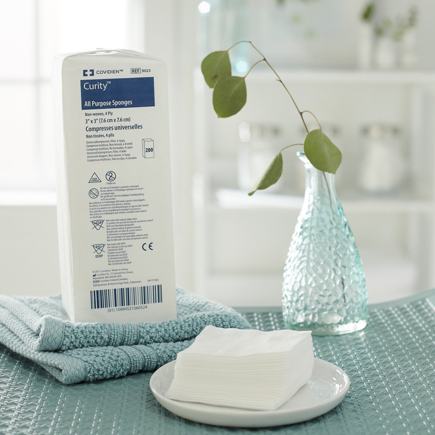 SPONGE, GAUZE CURITY 4PLY 3"X3"