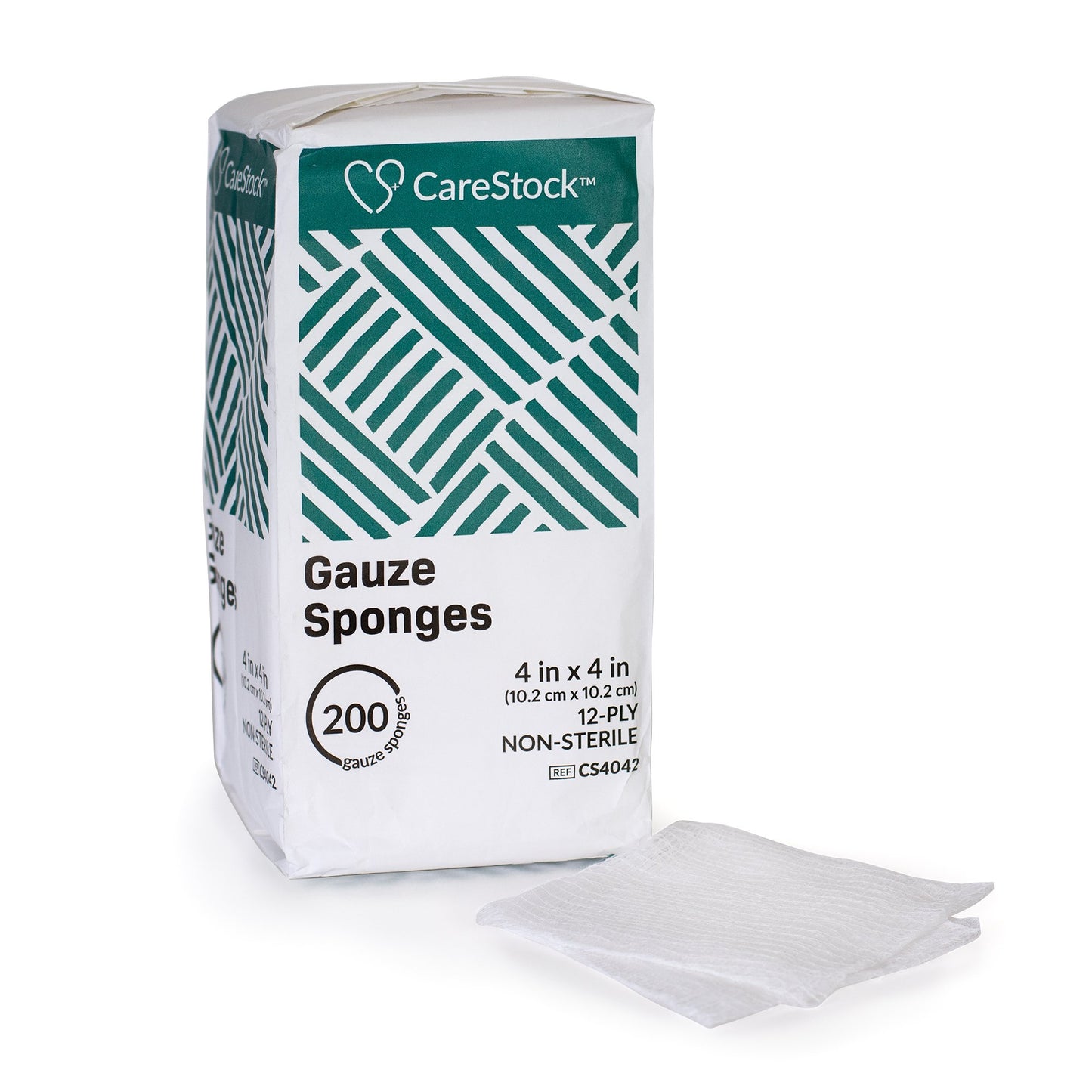 SPONGE, GAUZE 12PLY N/S 4"X4"