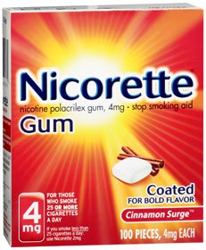 NICORETTE, GUM CINN SURGE 4MG