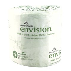 TISSUE, TOILET ENVISION WHT