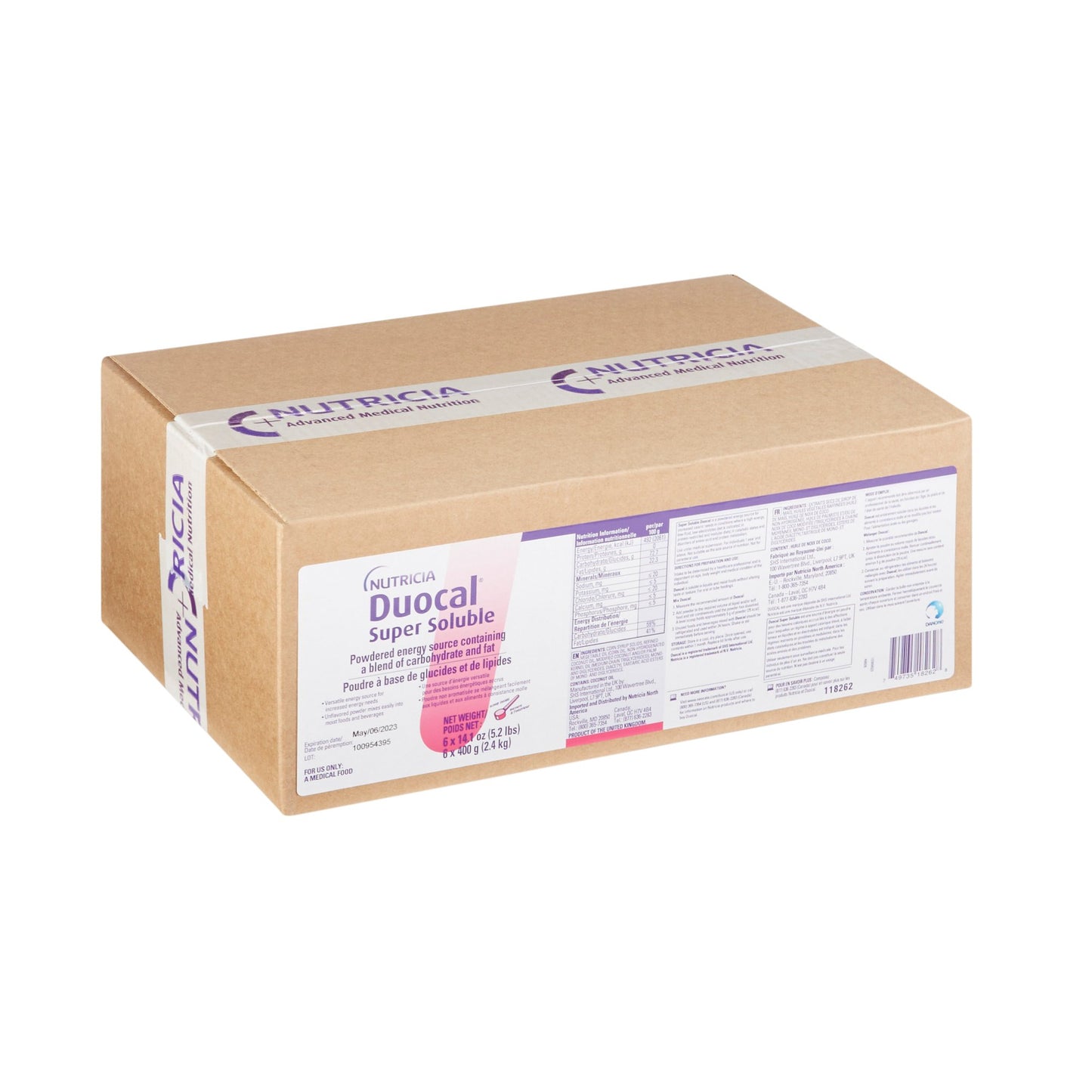 SUPER SOLUBLE DUOCAL, PDR UNFLV 14OZ 400GM