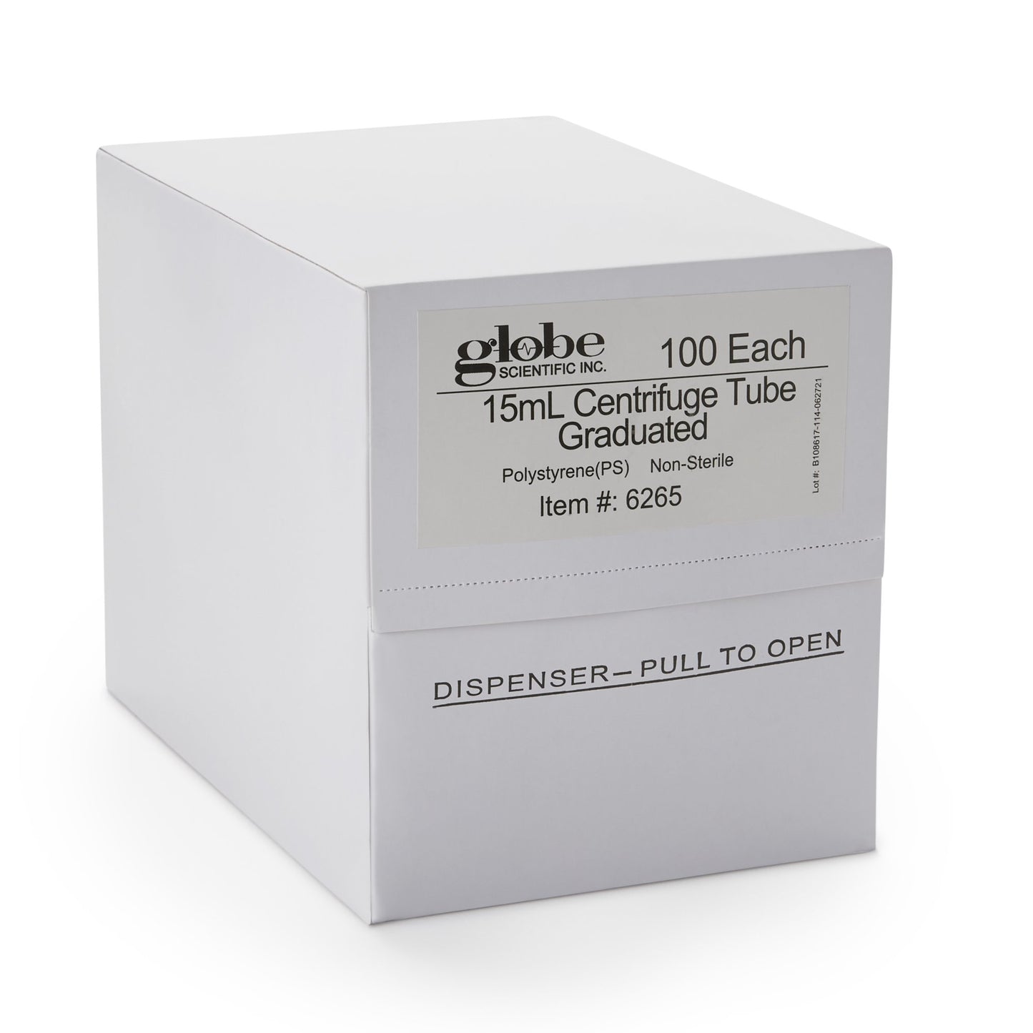 TUBE, CENTRIFUGE CLR 15ML