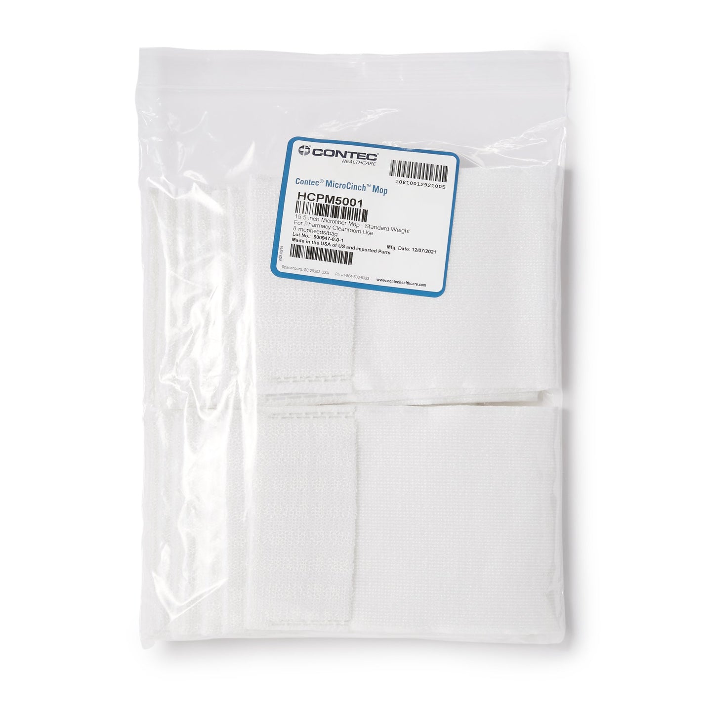 MOP, POCKET MICROCINCH MICROFIBER 5"X15.5"