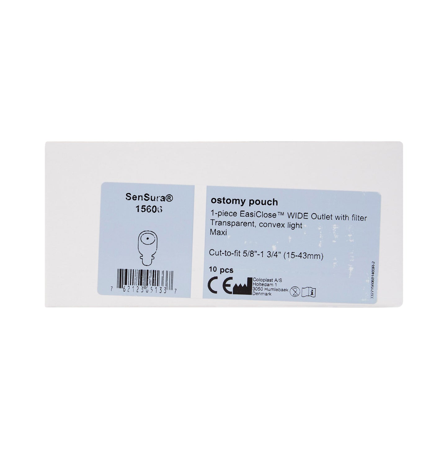 POUCH, SENSURA EASICLOSE CUT TO FIT 5/8"-1 3/8"