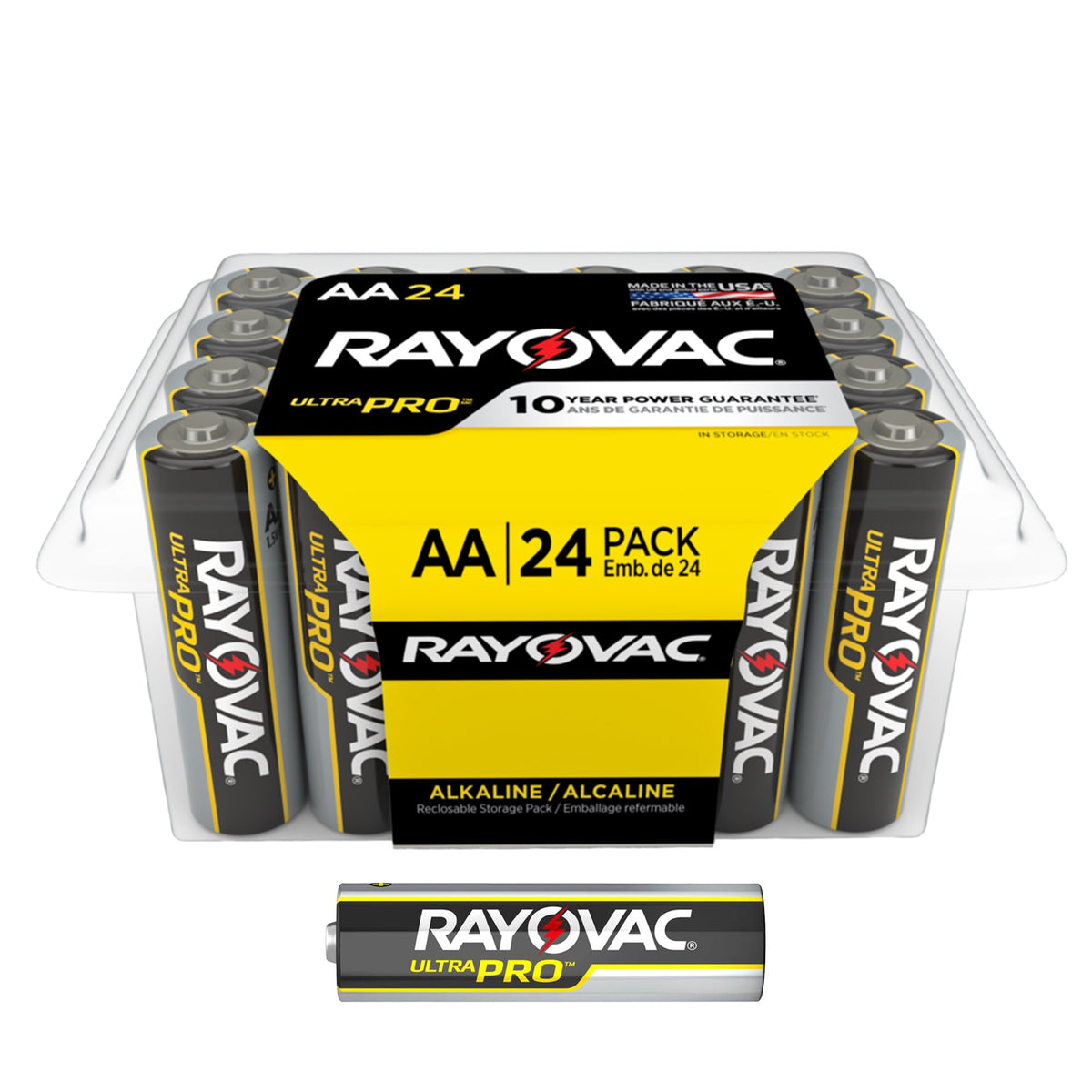 BATTERY, ALKALINE ULTRA PRO AACONTRACTOR PK
