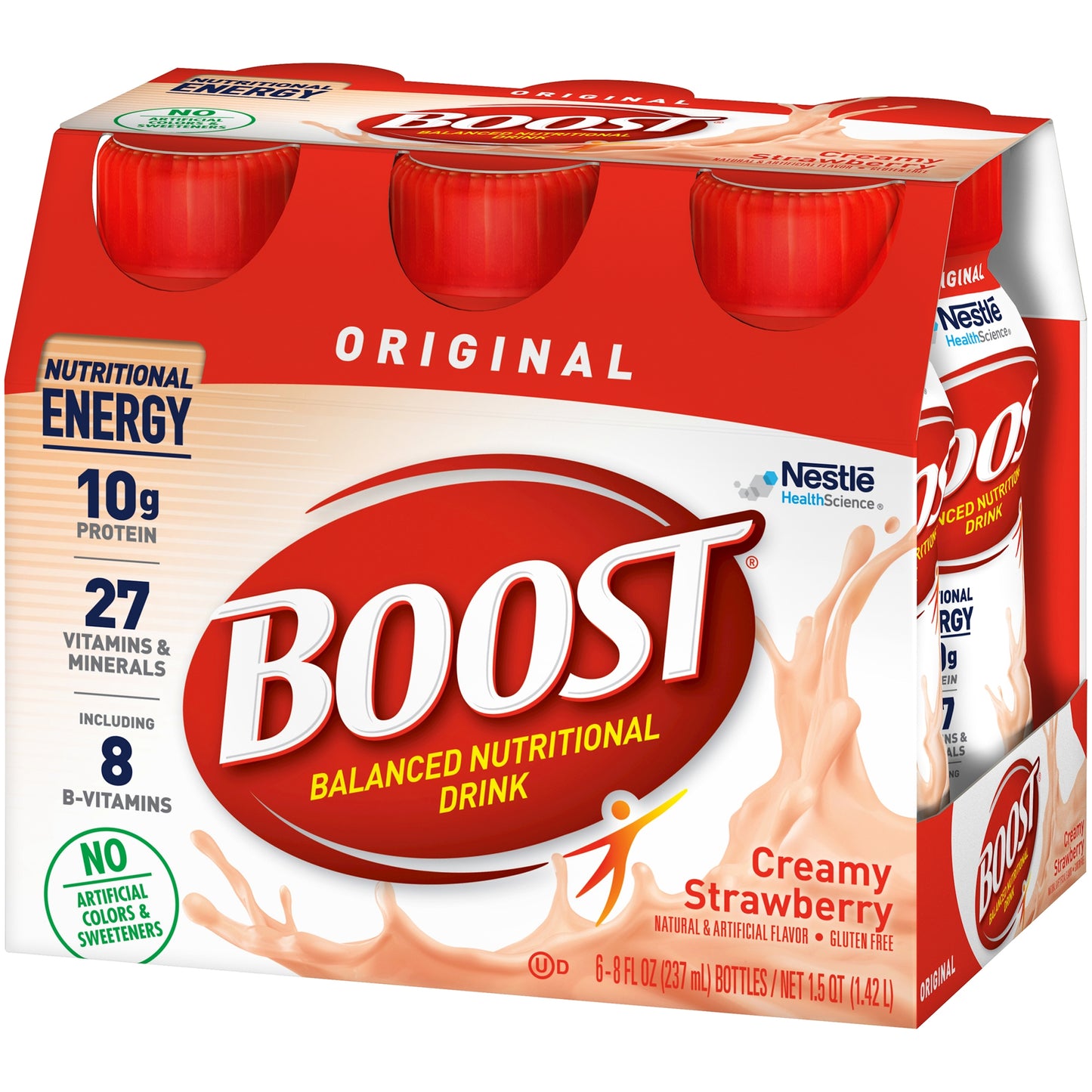 BOOST, ORIGINALCREAMY STRAWBERRY FE 8OZ