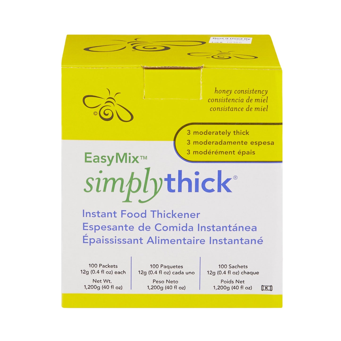 SIMPLY THICK, GEL HONEY 12GM INDIVIDUAL PACKETS