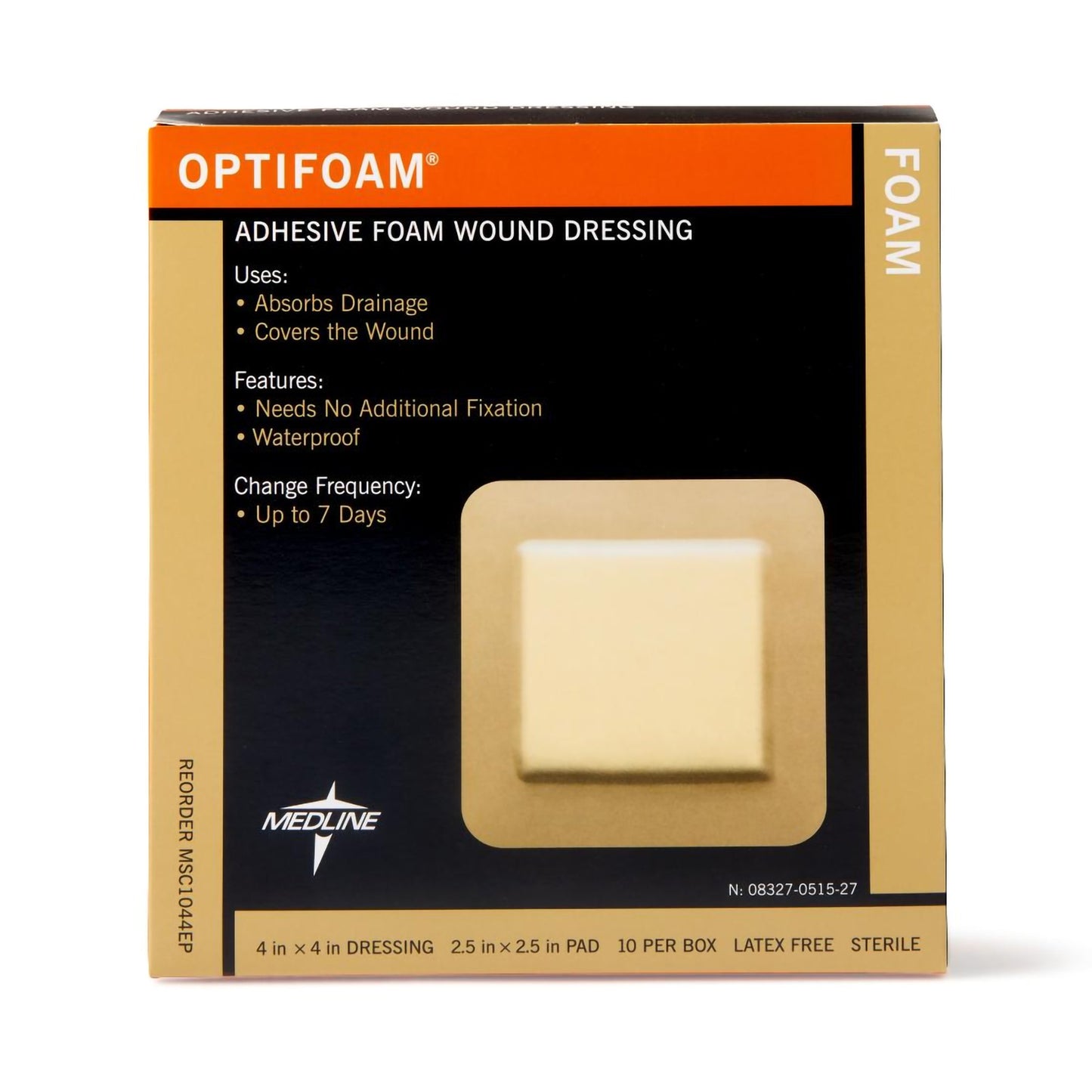 DRESSING, ADHSV OPTIFOAM 4"X4"