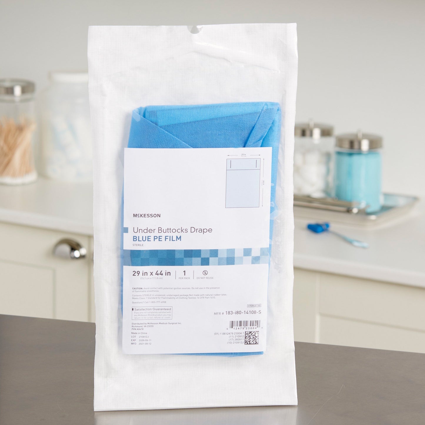 DRAPE, SURG GYN UNDER BUTTOCKSPE FILM STR 29"X44"