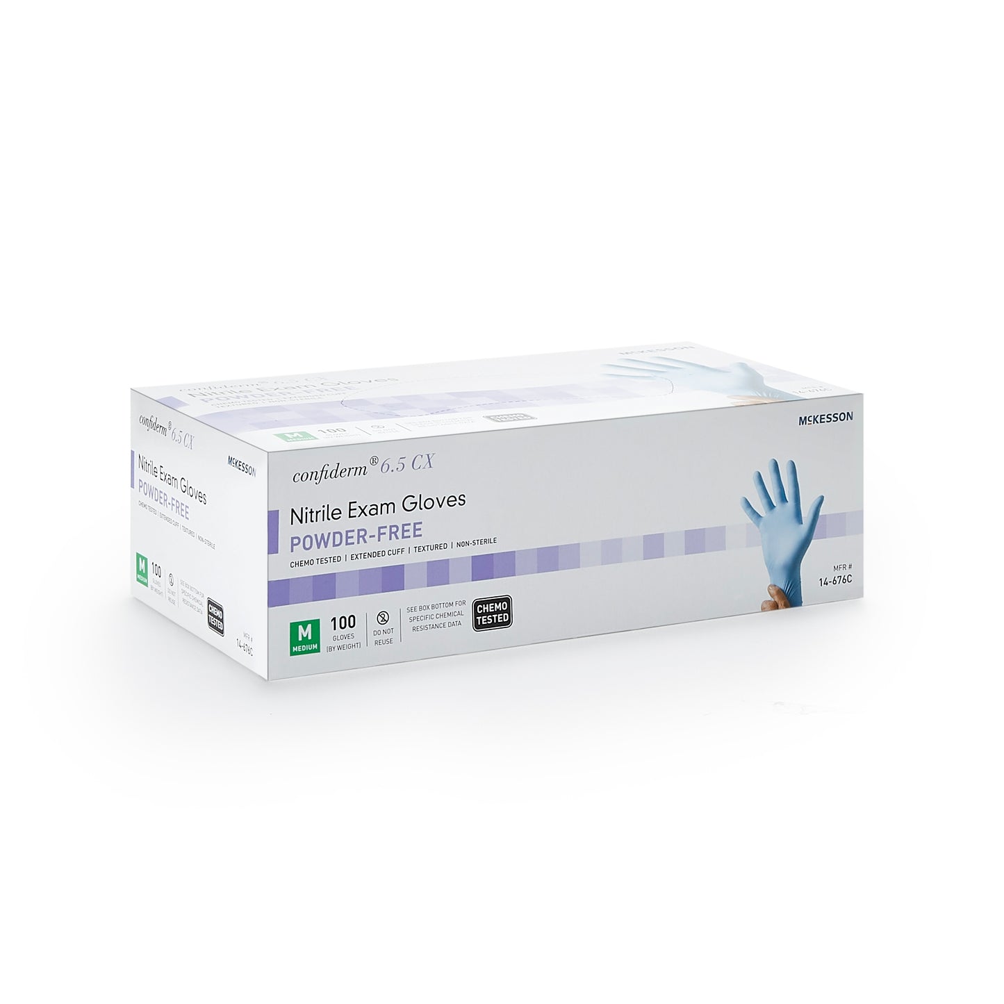 GLOVE, EXAM NTRL MED N/S EXTCFCHEMO 6.5CX