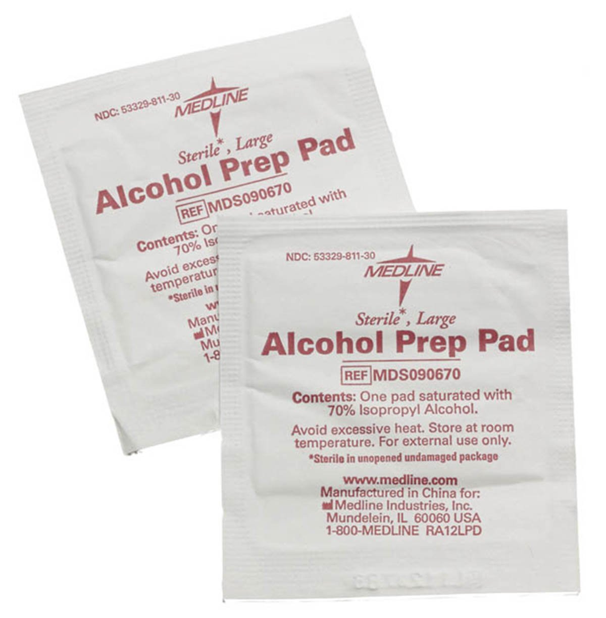 PAD, PREP ALCHL STR MED