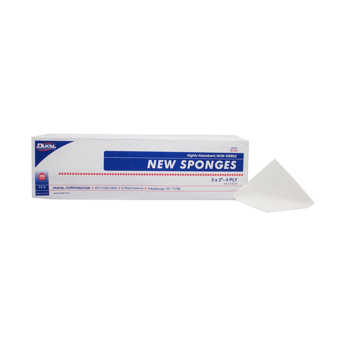 SPONGE, NEW N/S 3"X3" 4PLY