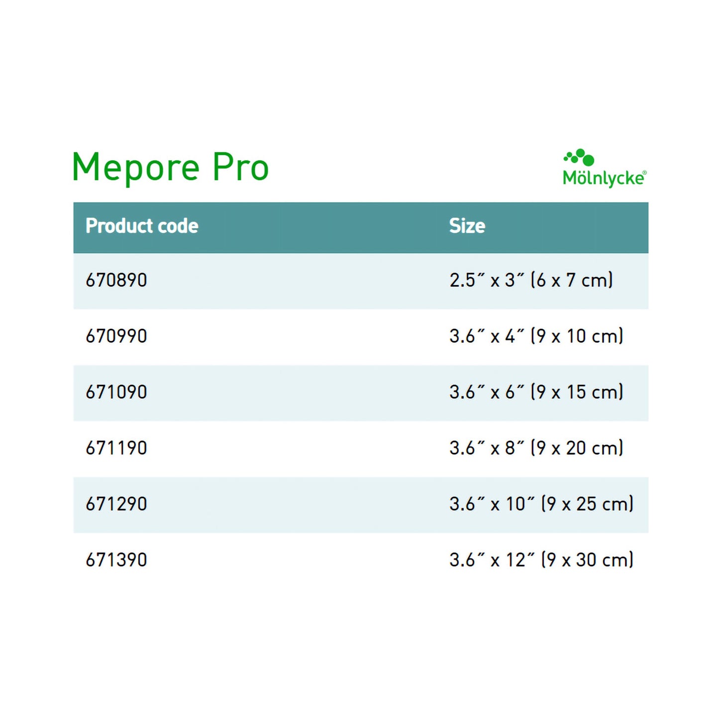 DRESSING, MEPORE PRO 9X25CM