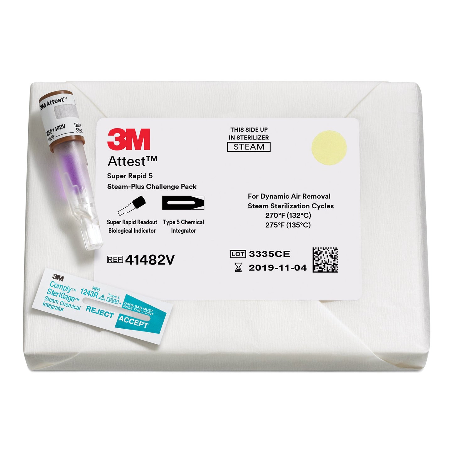 INDICATOR, BIOLOGICAL ATTEST SUPR RAPID 5 STEAM