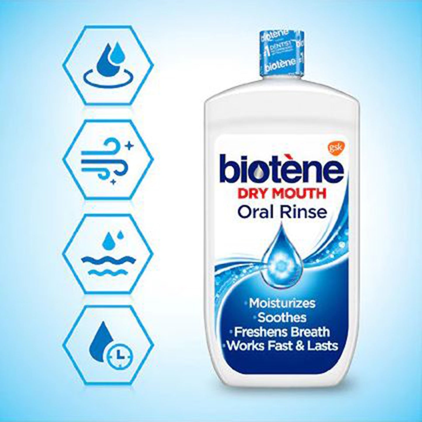 MOUTHWASH, BIOTENE 16OZ9LACLD