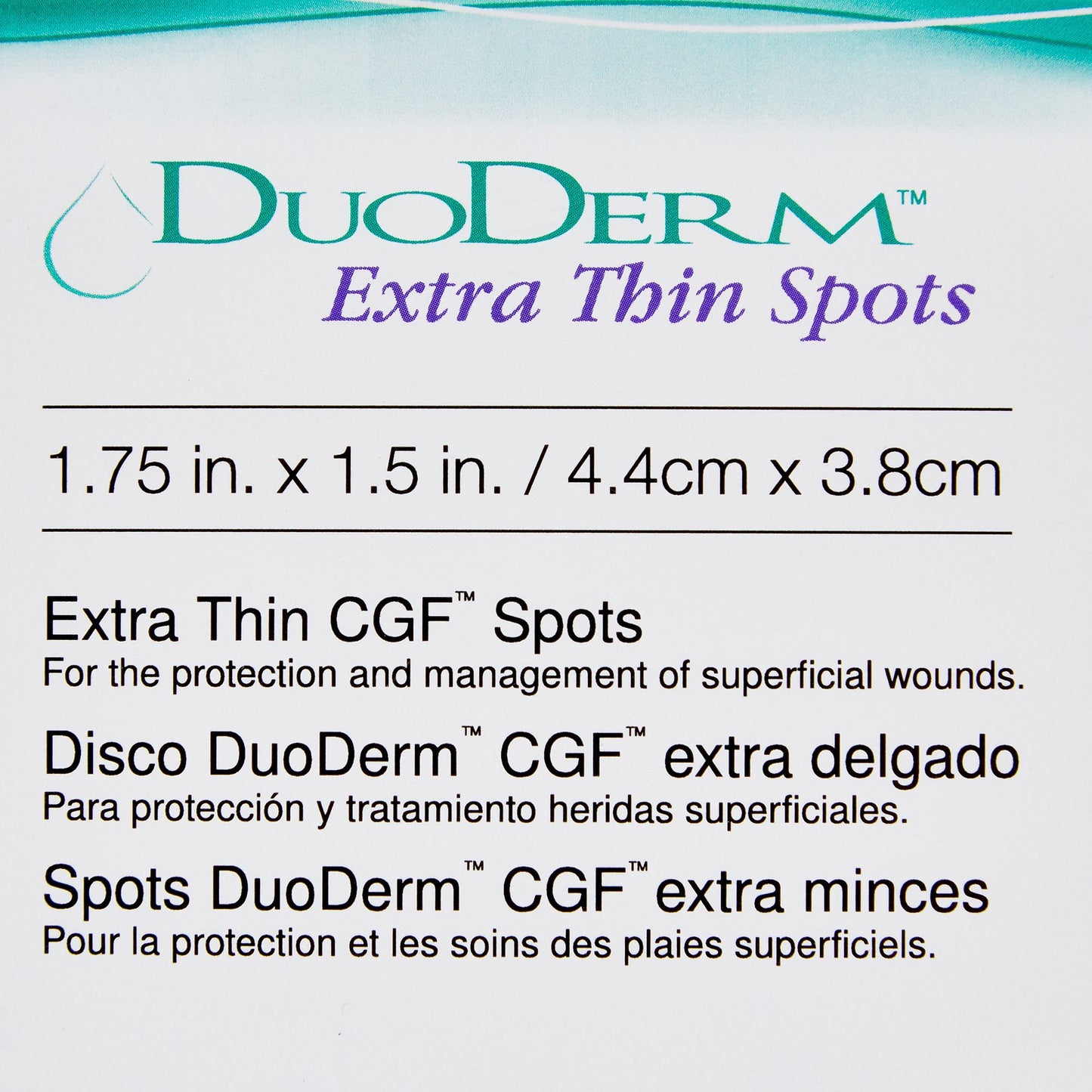 DRESSING, DUODERM X-THIN OVAL1 3/4X1 1/2