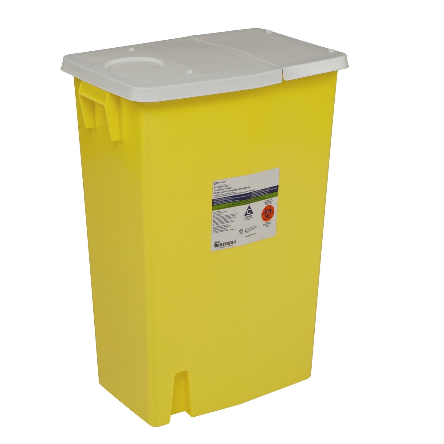CONTAINER, SHARPS CHEMO YLW 18GL