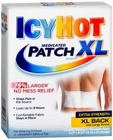 ICY HOT BACK, PATCH XLG
