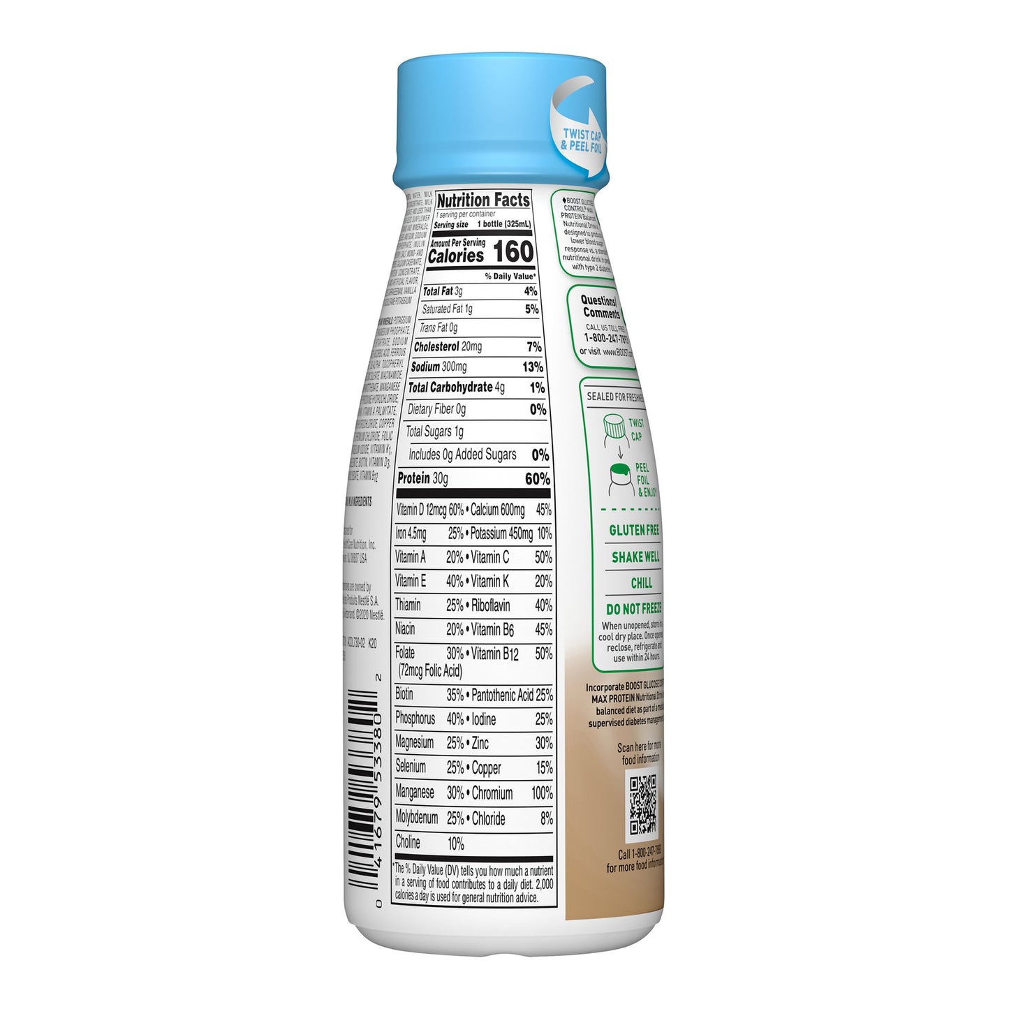 BOOST, GLUCOSE CONTROL MAX PROTEIN VANILLA 11FL OZ