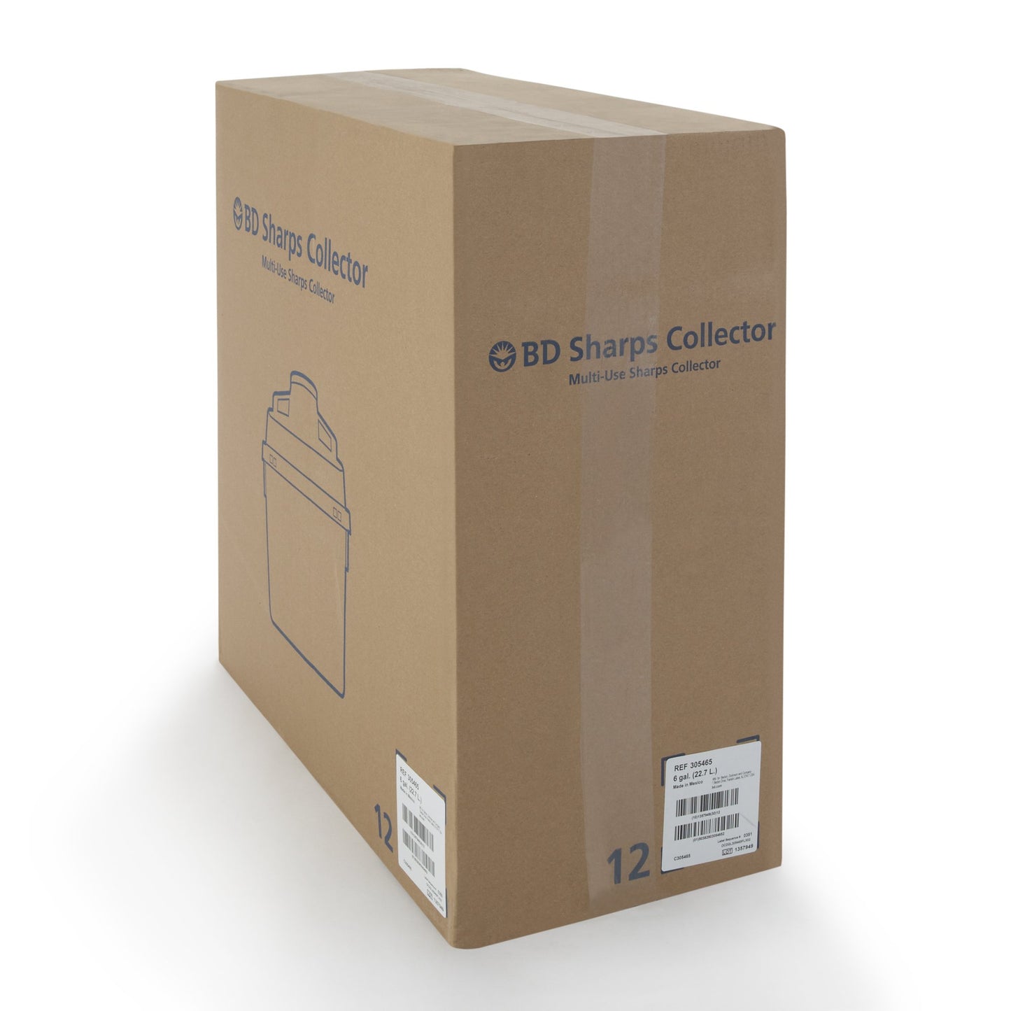 CONTAINER, SHARPS RED 6GL NEST