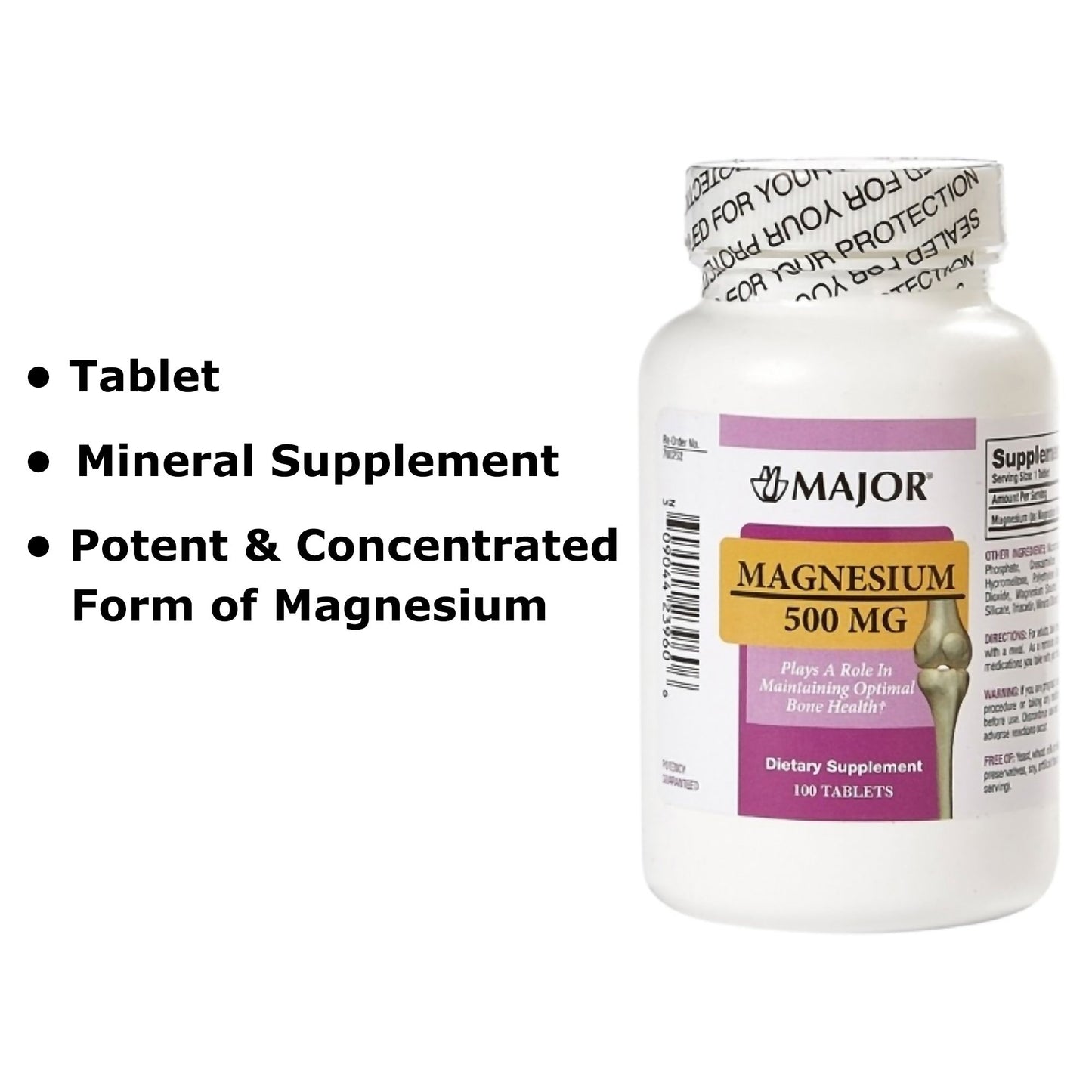 MAGNESIUM OXIDE, TAB 500MG9MAJOR