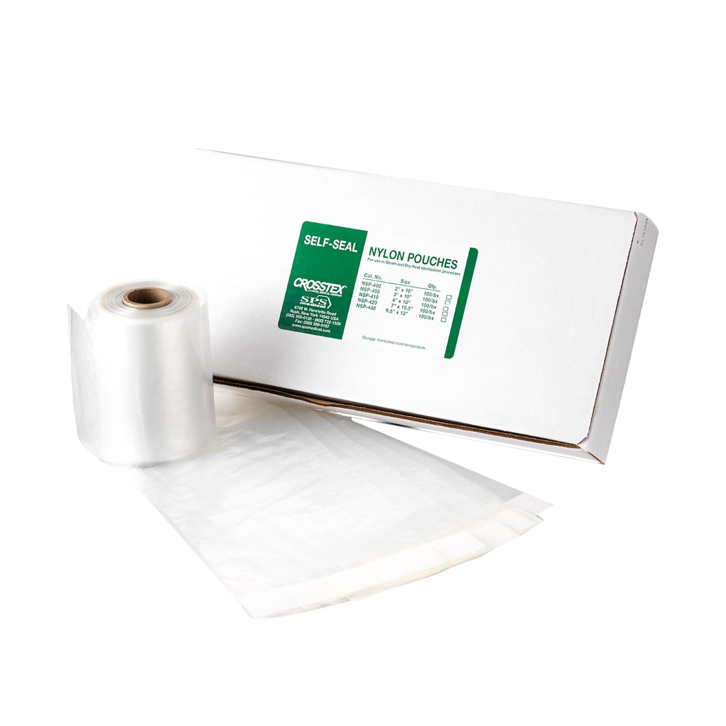 POUCH, SELF SEAL NYL 4"X10"