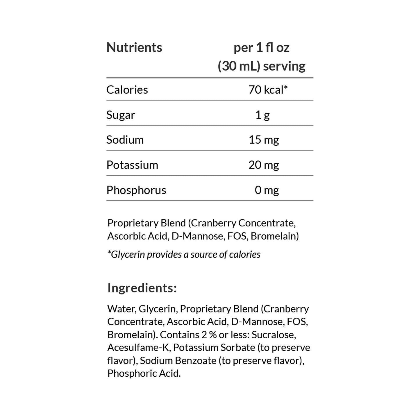 UTI-STAT, CRANBERRY 1OZ UD