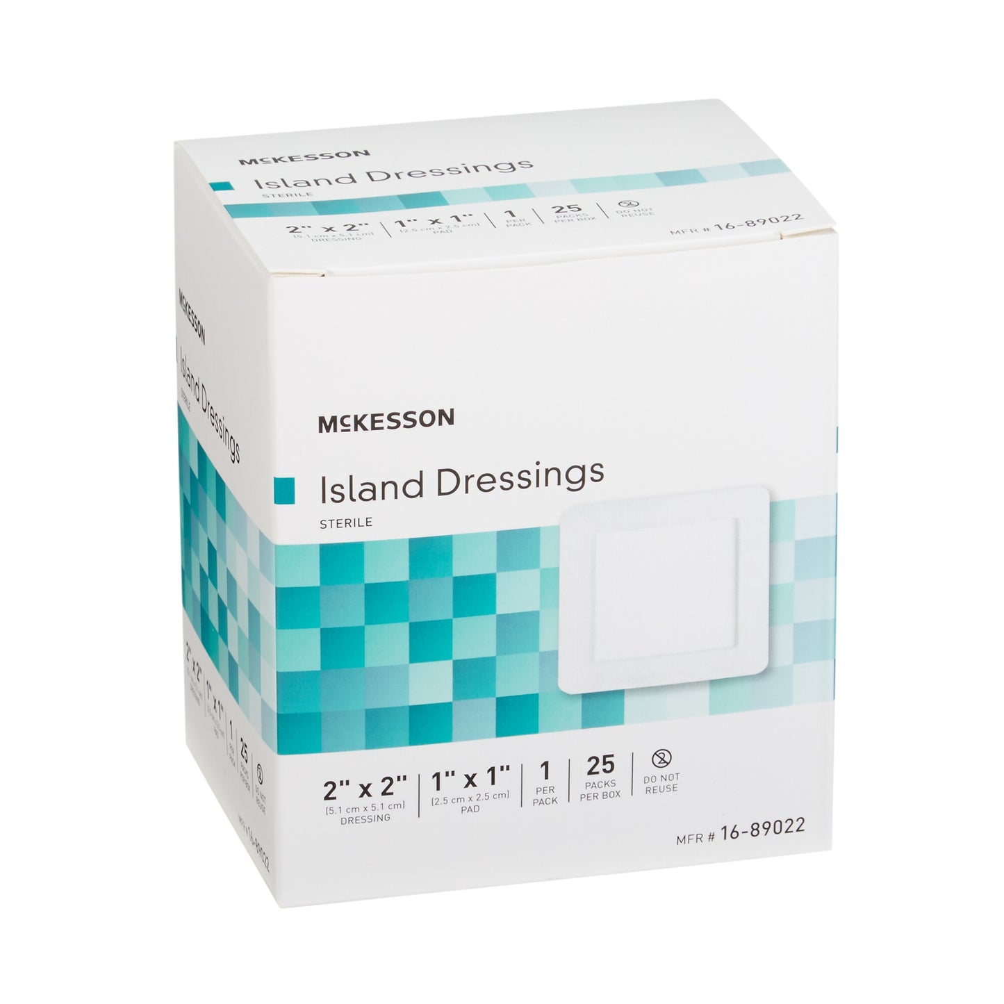 DRESSING, ISLAND BORDER-GAUZESTR LF 2X2"
