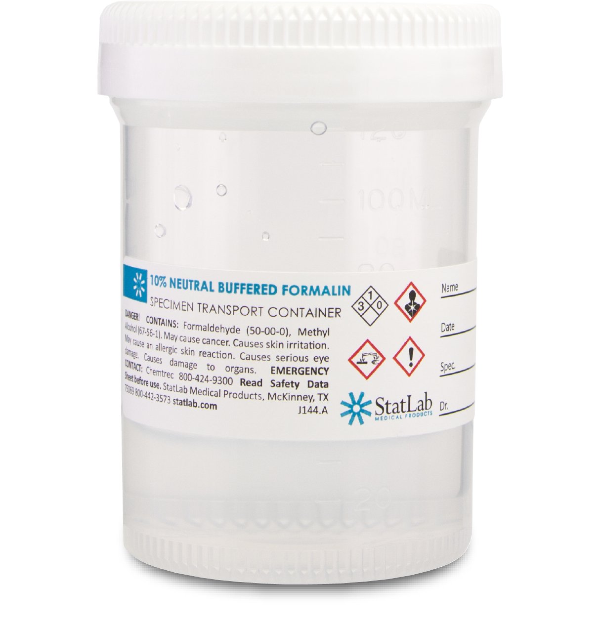 FORMALIN, NEUTRAL BUFFERED PREFILL 120ML