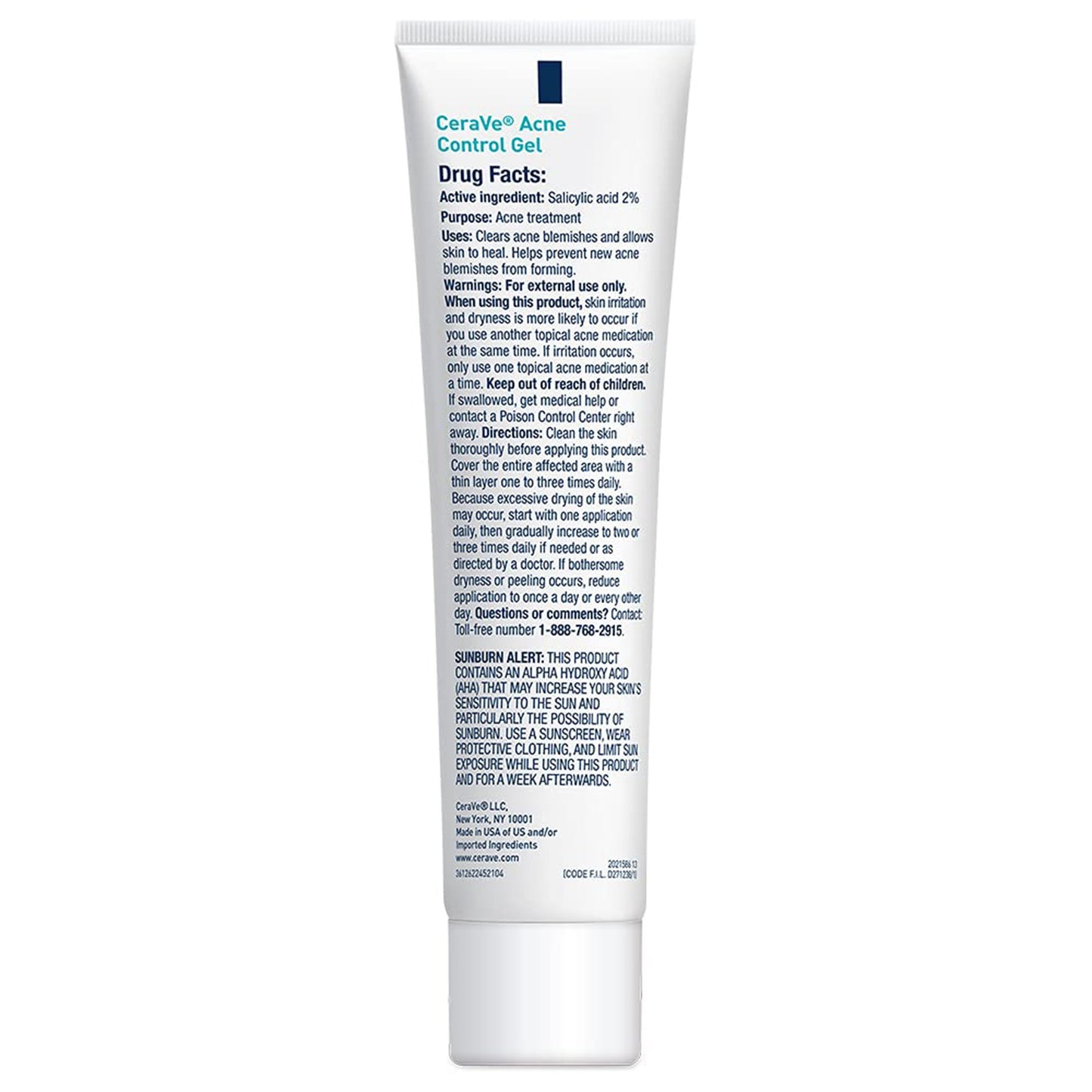 CERAVE ACNE, GEL CONTROL 1.35OZ