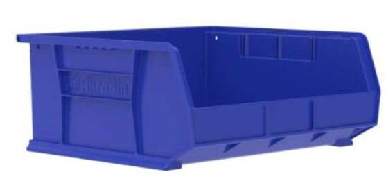 BIN, STORAGE BLUE 14X16X7AKRMIL