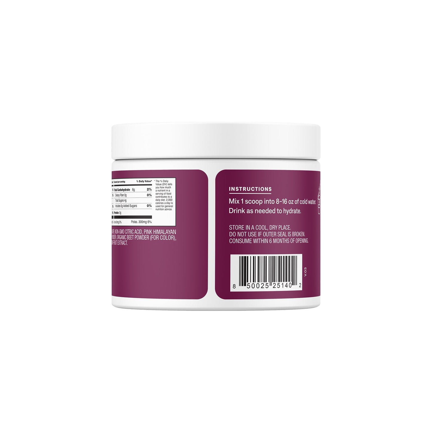 SUPPLEMENT, ELECTROLYTE BERRYPOMEGRANATE MIX JAR
