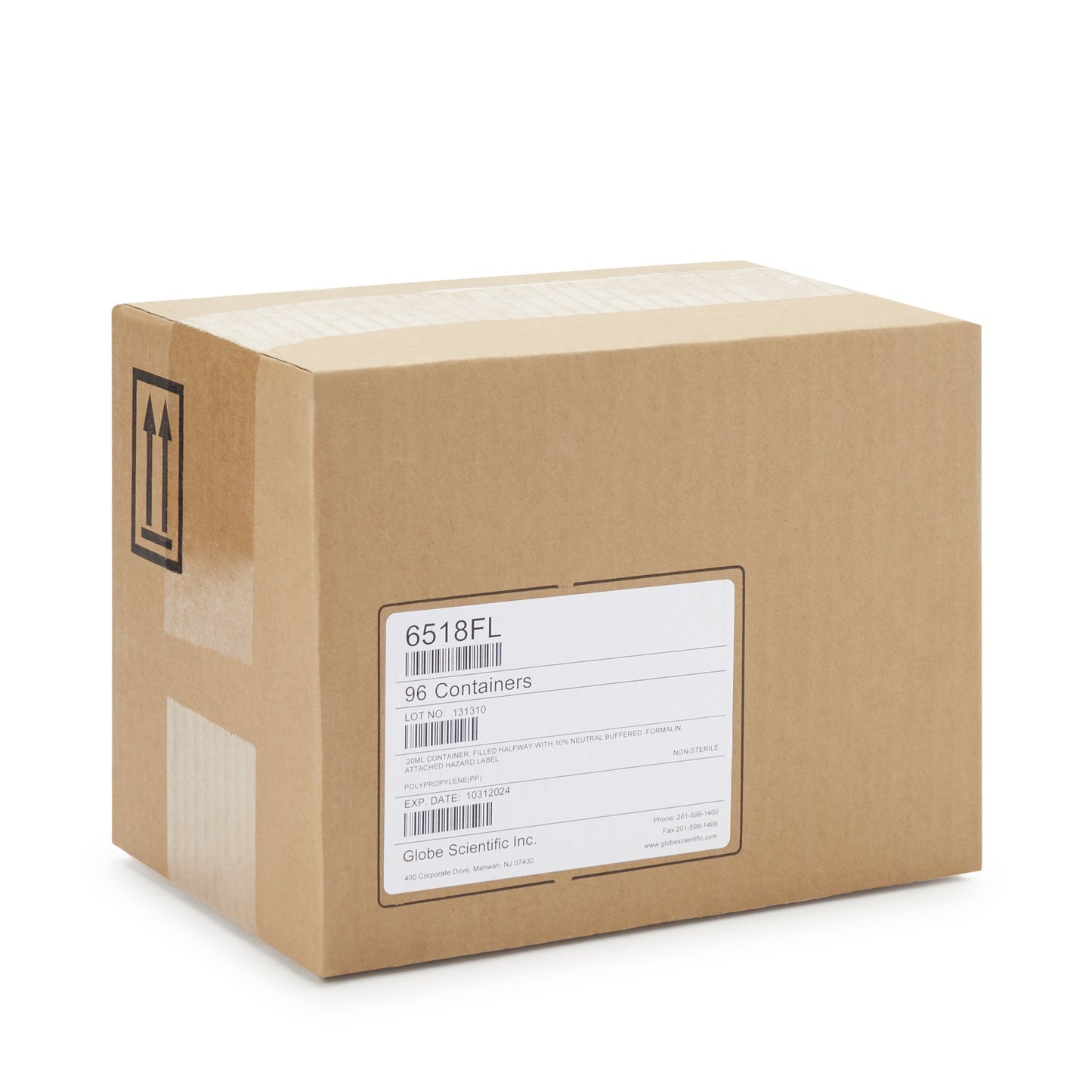 CONTAINER, FORMALIN 10% 1/2 FILL 20ML