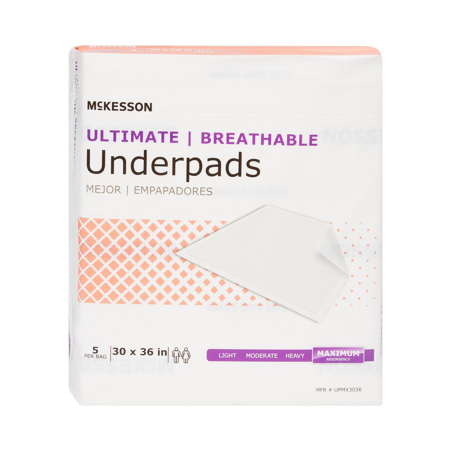 UNDERPAD, MAX ABSRB 30"X36"