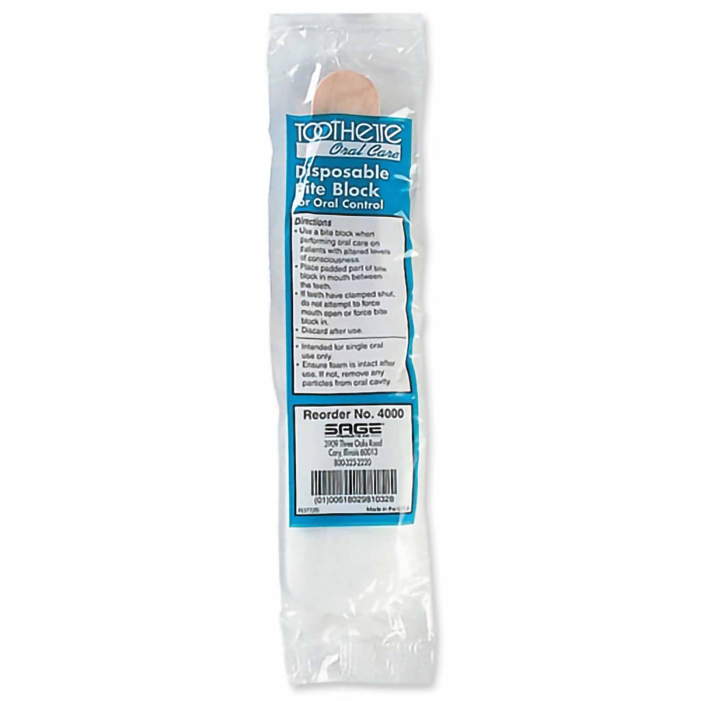 BLOCK, BITE ADLT IND WRAP
