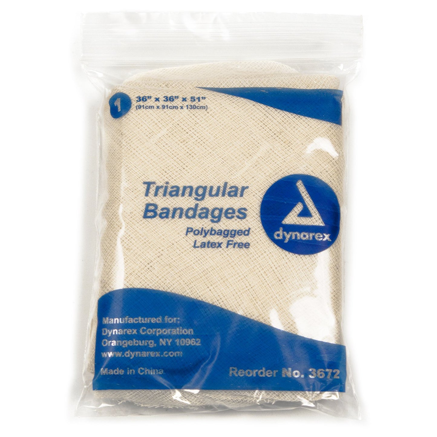 BANDAGE, TRIANGULAR 36"X36"X51"