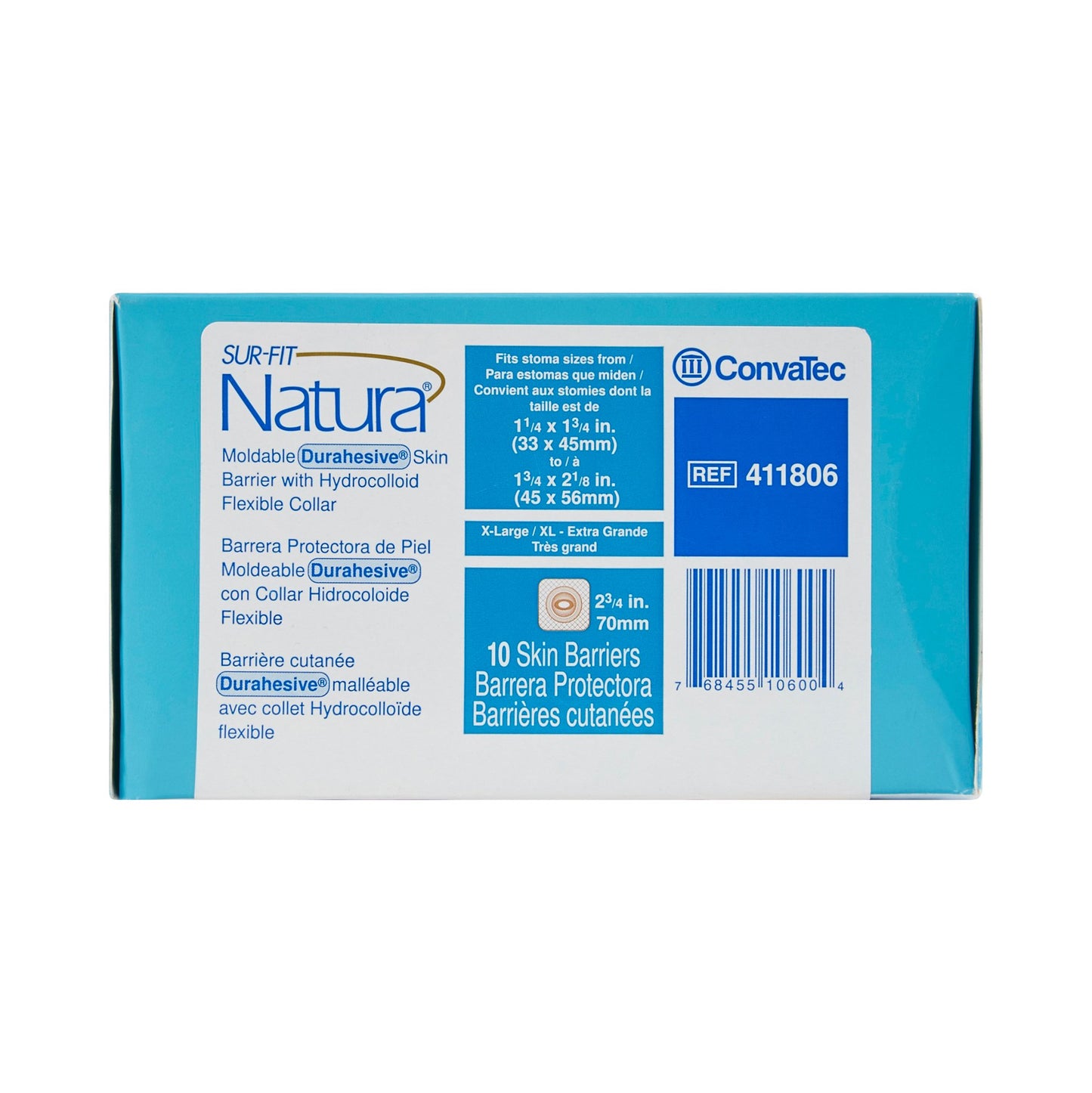 BARRIER, SKIN MOLDABLE DURAHESIVE 70MM XLG