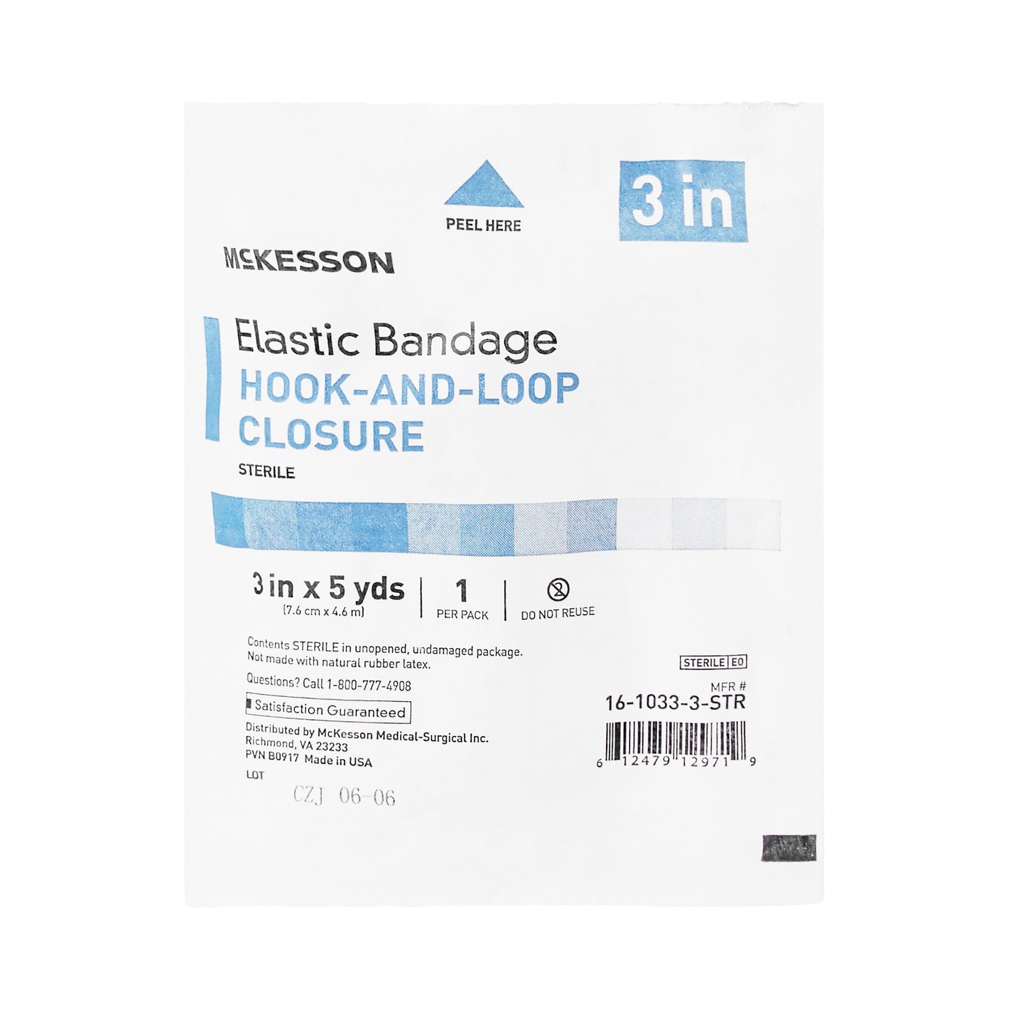 BANDAGE, ELAS SLF-CLSR PREM STR LF 3"