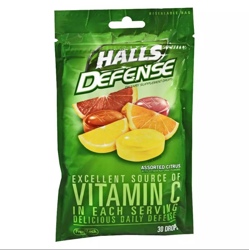 HALLS VIT C, DRP CITRIS